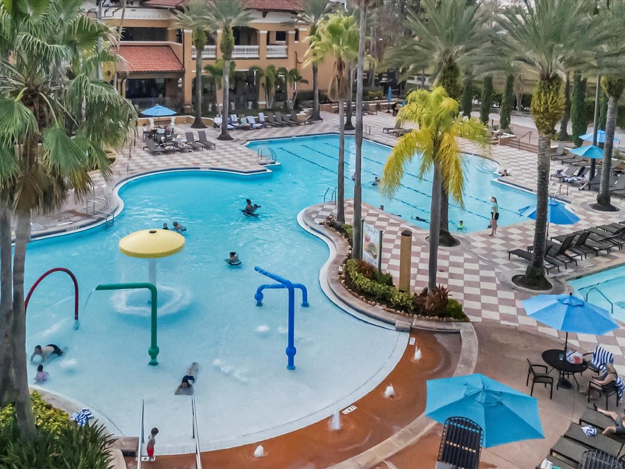 Resort pool at a managed listing in Orlando, Florida